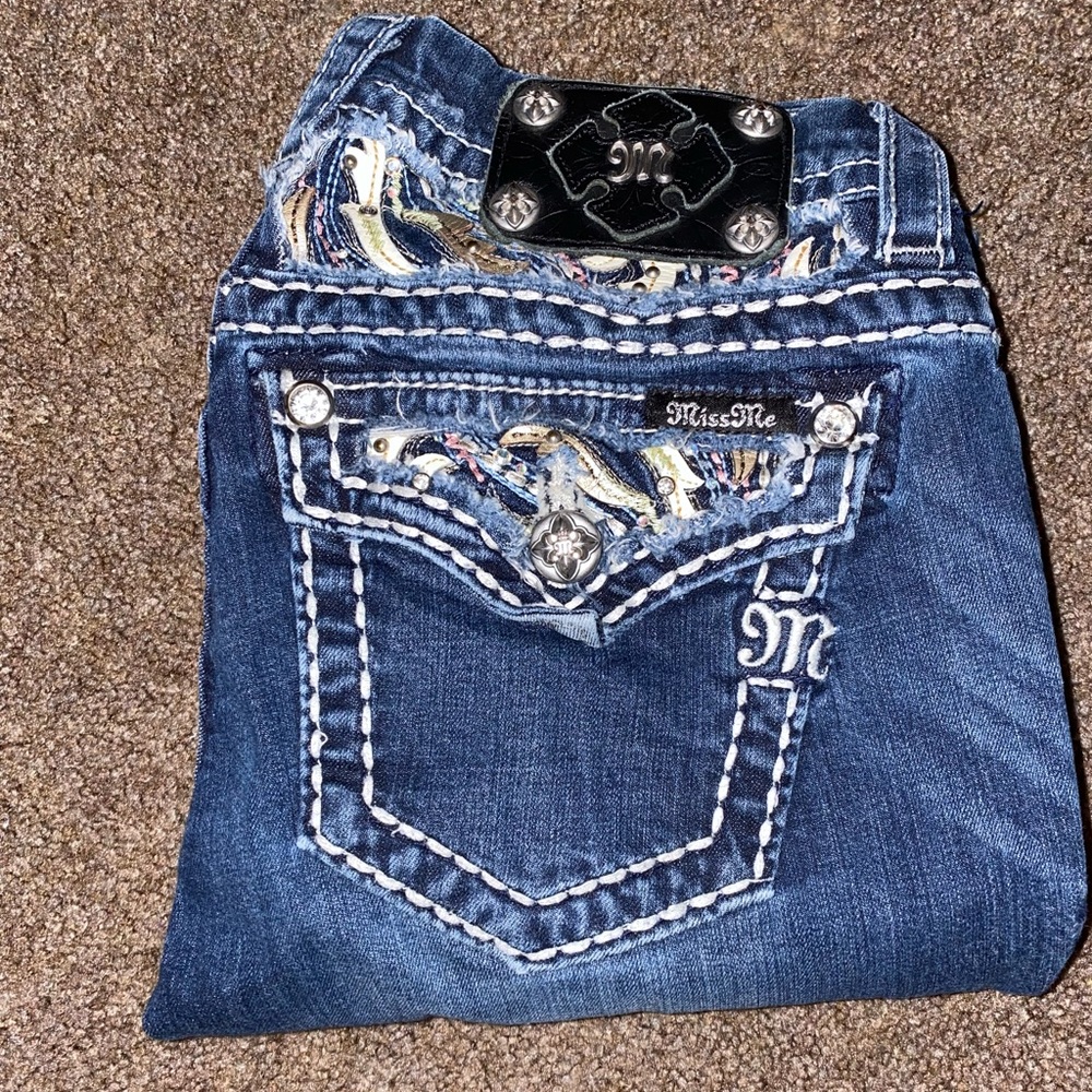 Miss me cropped jeans